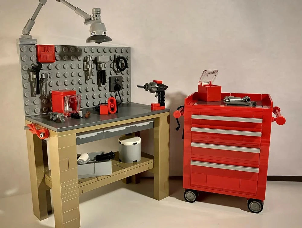 Tool Chest and Workbench, by Zachary Steinman
