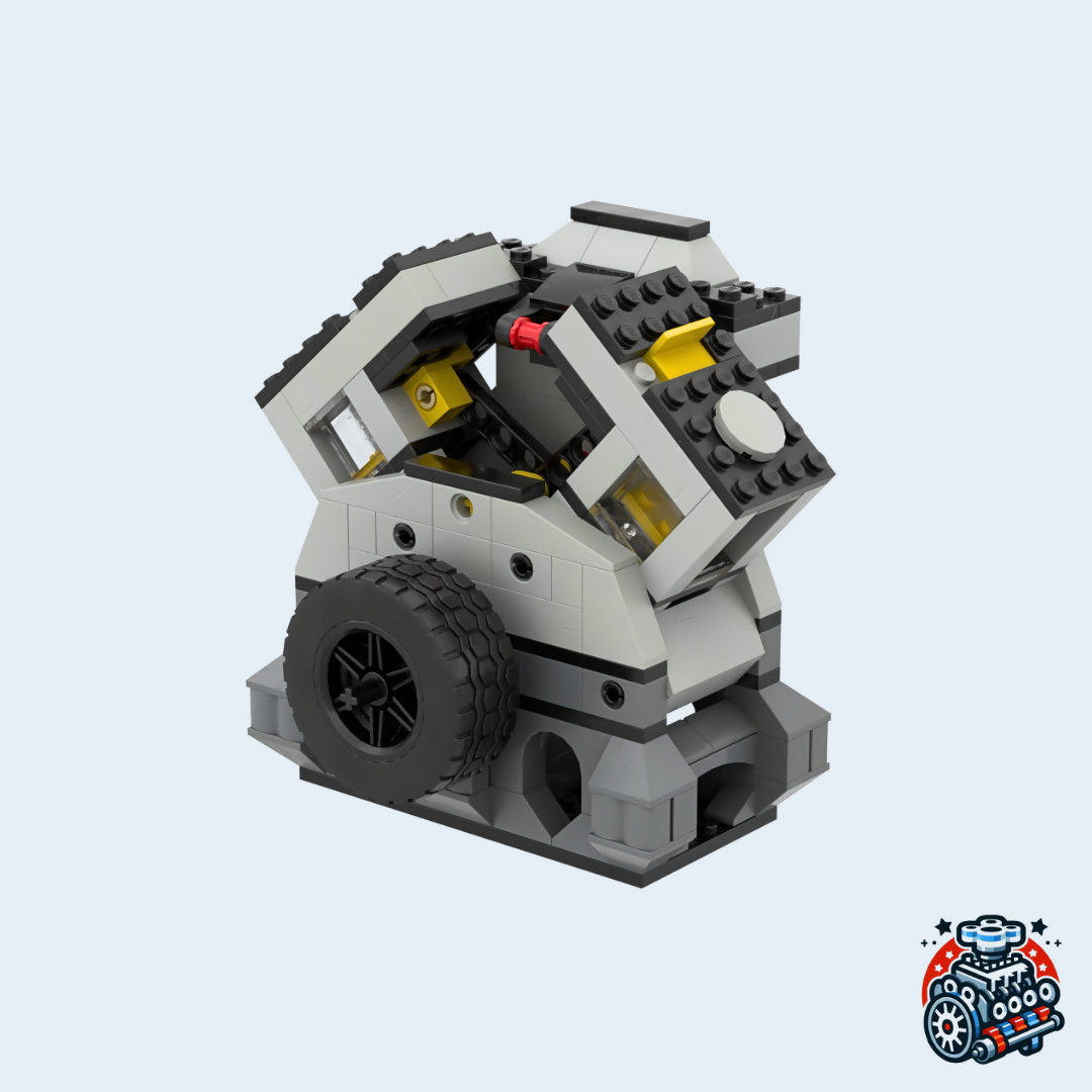 Mini V-Twin Vacuum Engine