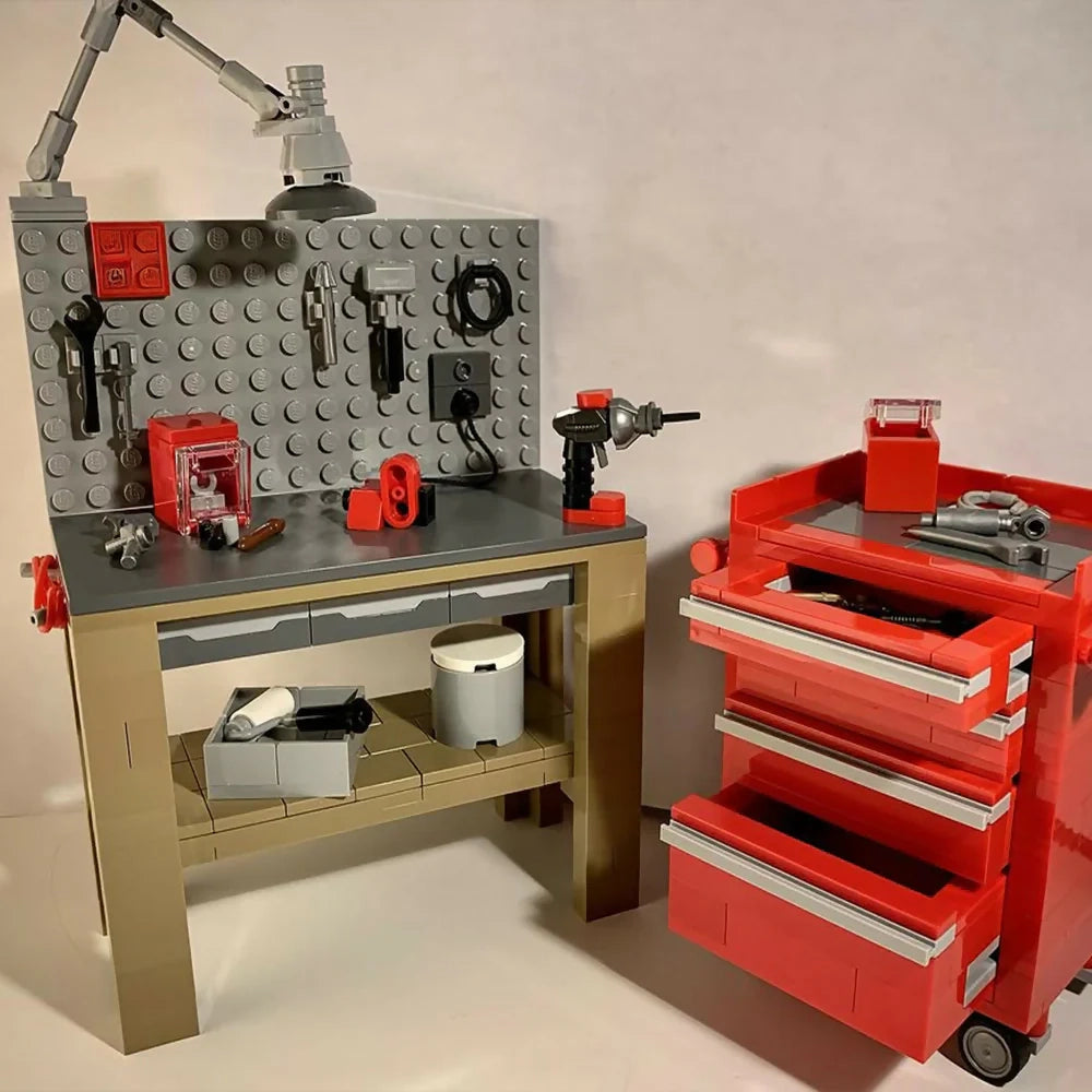 Tool Chest and Workbench, by Zachary Steinman