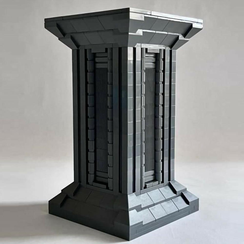 トップス Pedestal Brick Pedestal, by Zachary Steinman