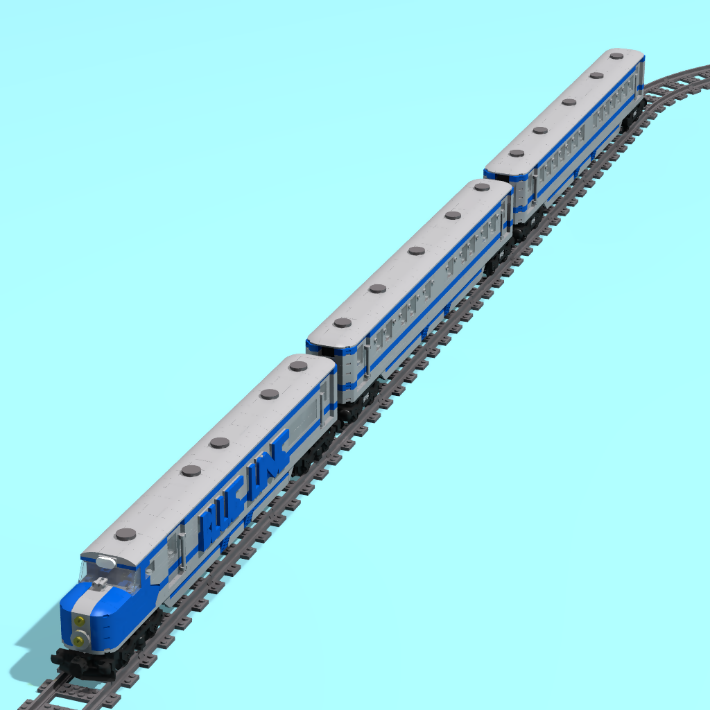 Blue Line Passenger Train