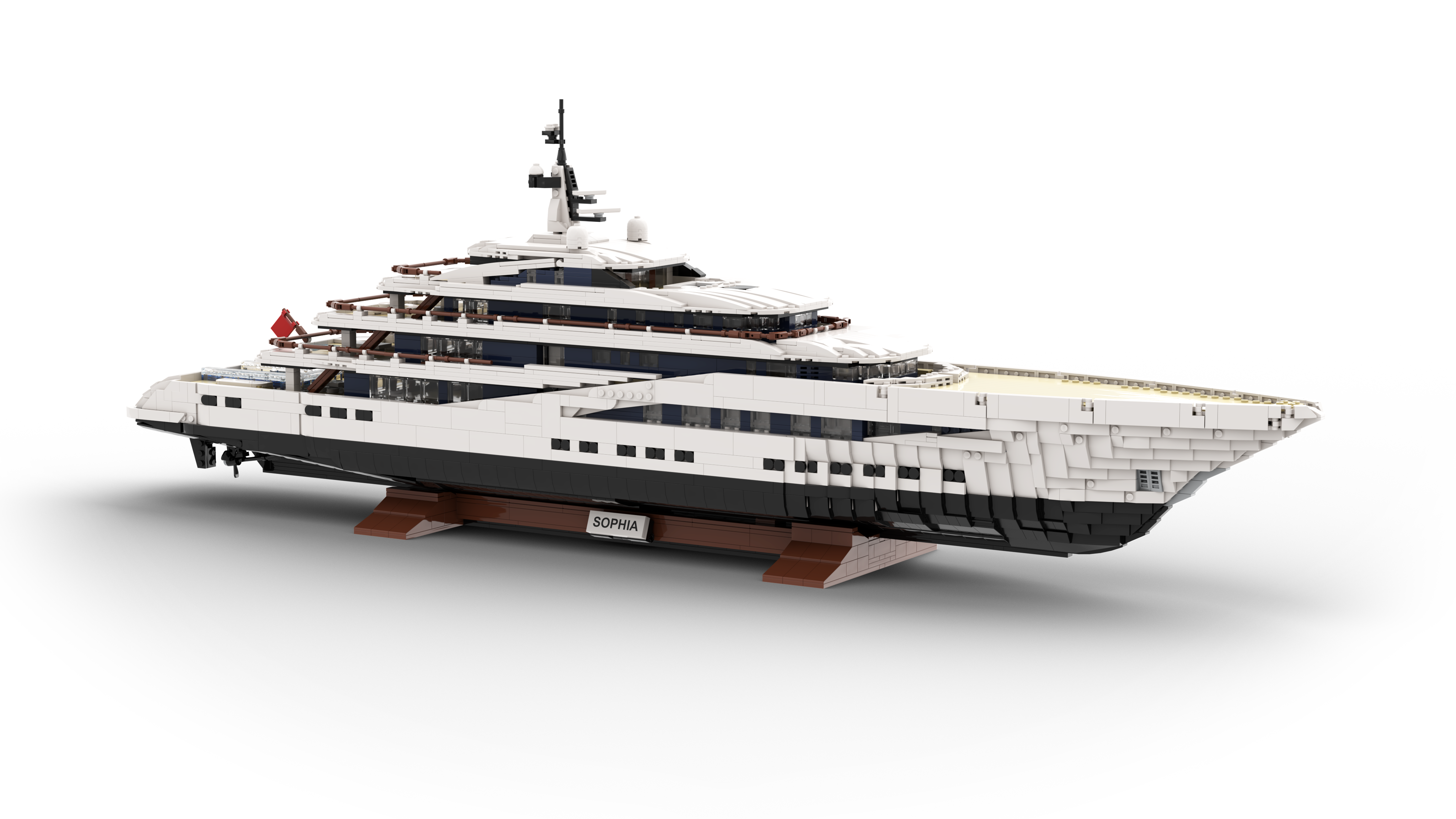 Luxury Yacht 'Sophia' Model
