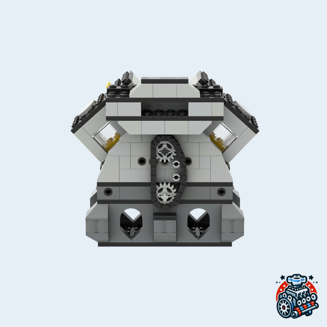 Mini V-Twin Vacuum Engine