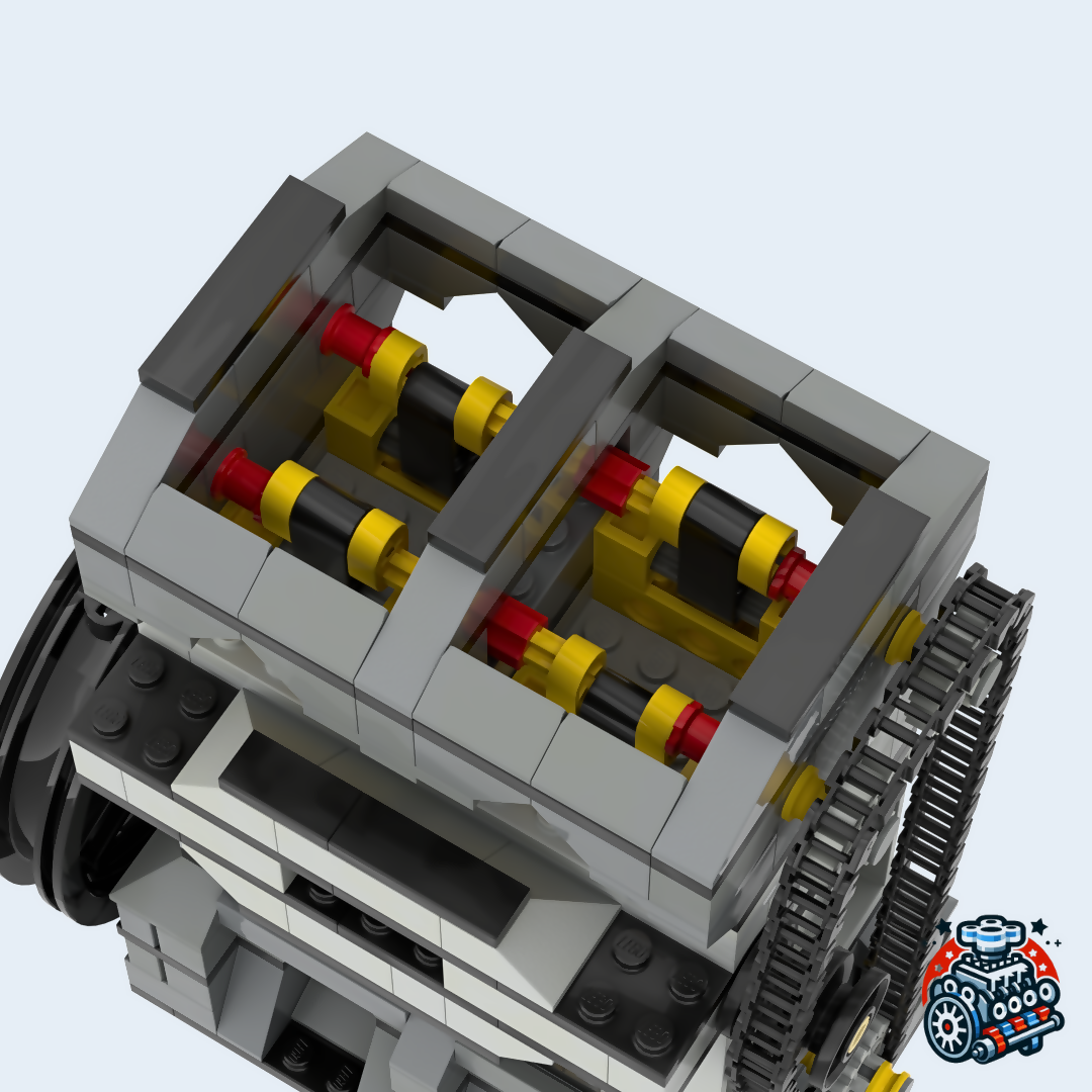DOHC Inline 2 Cylinder Vacuum Engine