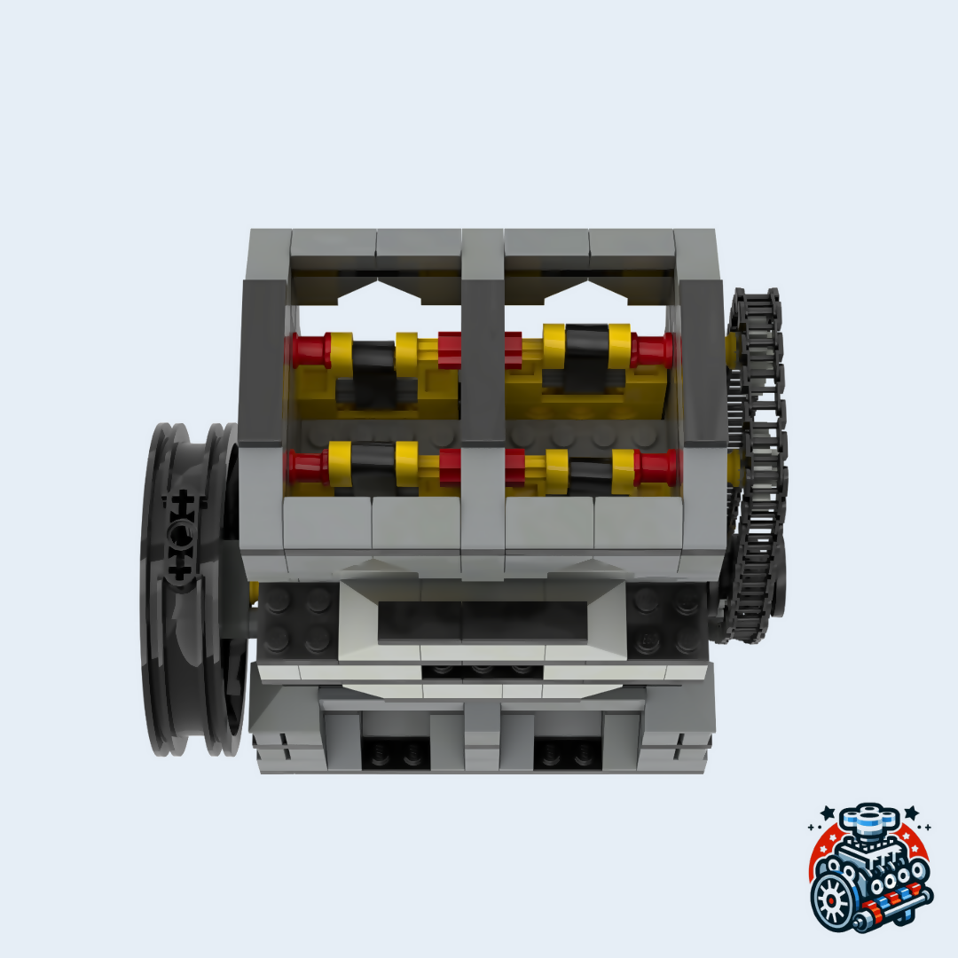 DOHC Inline 2 Cylinder Vacuum Engine