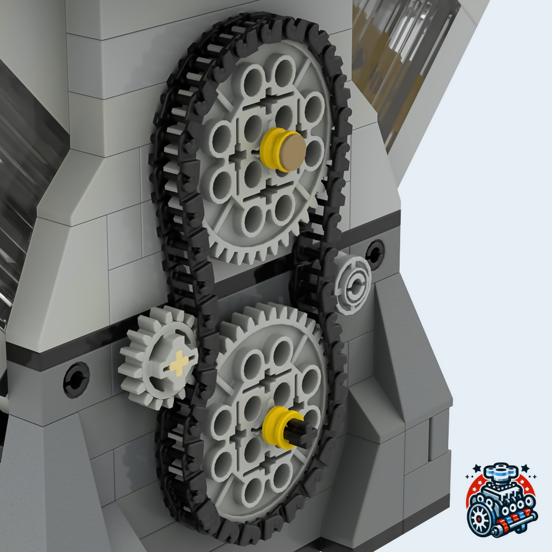 V-Twin-Vakuummotor