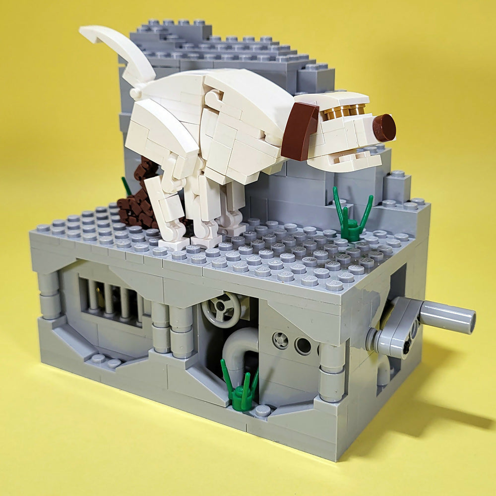 05.LEGO-Automaton.BuildaMOC-Shitting-Dog