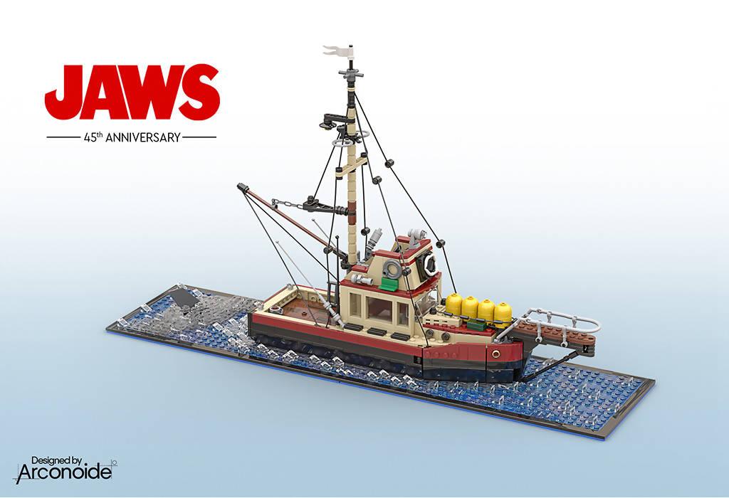 LEGO Jaws Orca sold Boat MOC