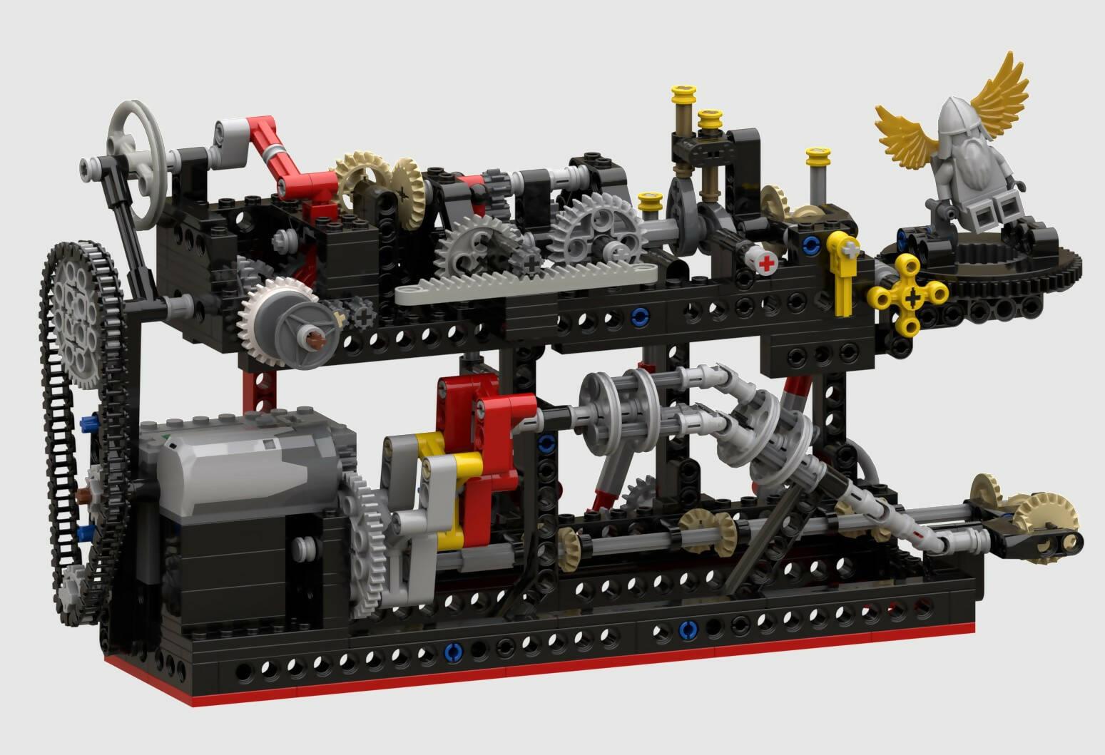 20 Mechanical Principles LEGO Machine