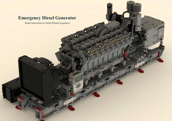 Emergency V16 Diesel Generator - BuildaMOC