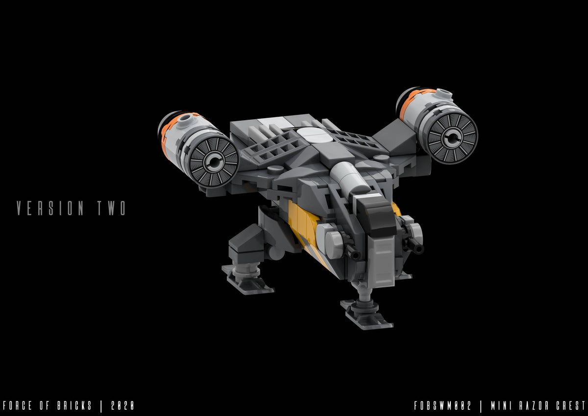 Mini lego mandalorian online ship