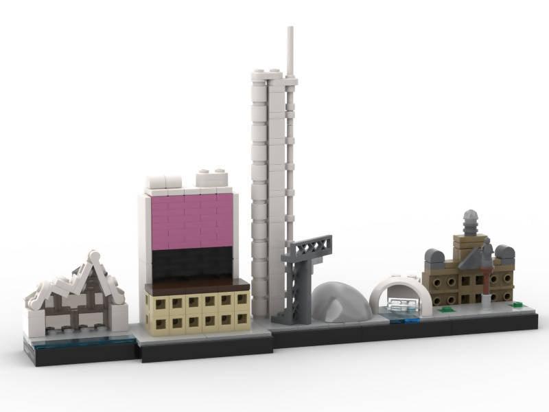 Lego skyline fashion sets