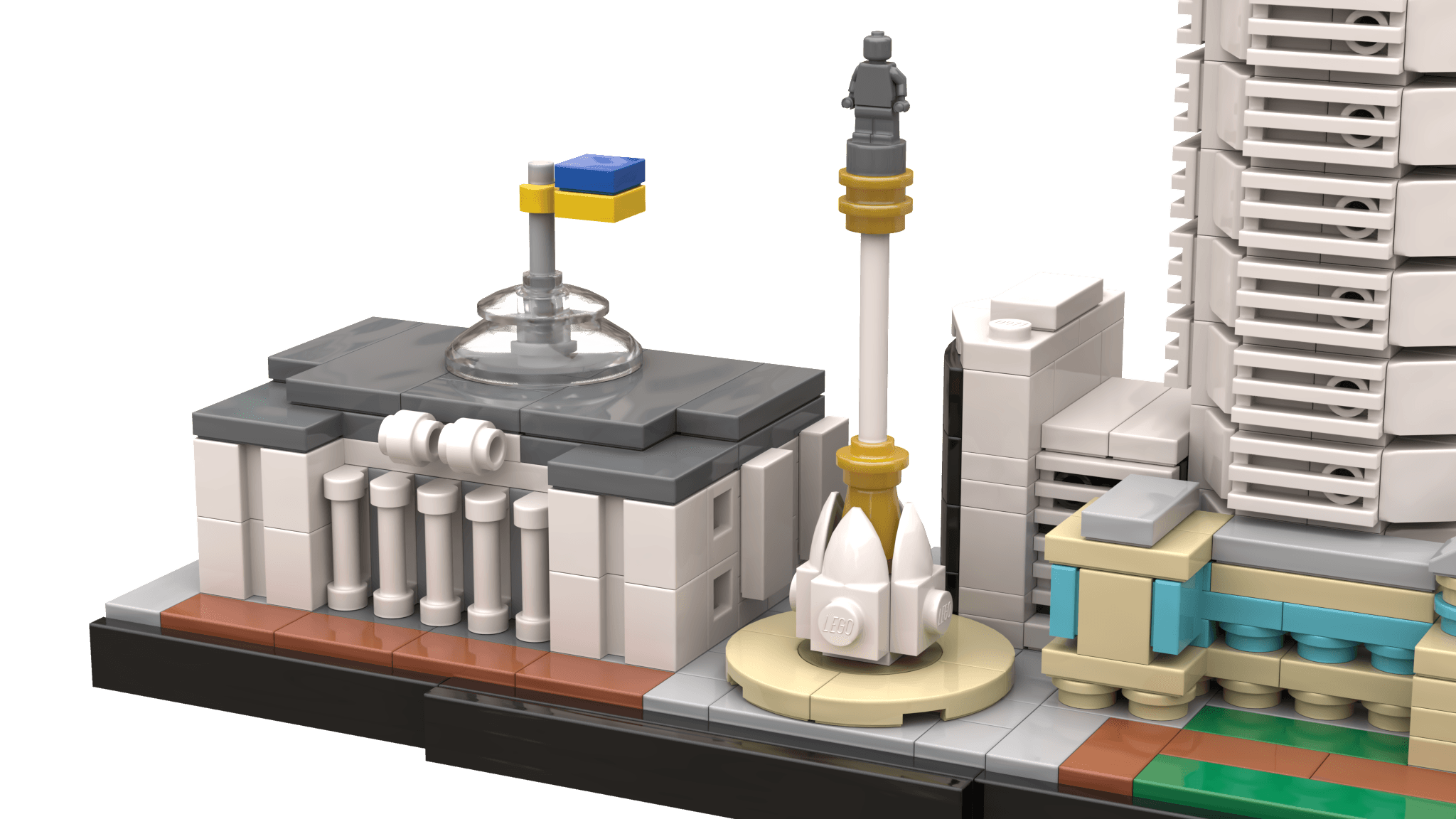 Kyiv (Kiev) Skyline - BuildaMOC