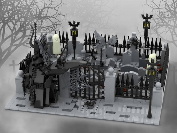 Modular Scary Cemetery - BuildaMOC