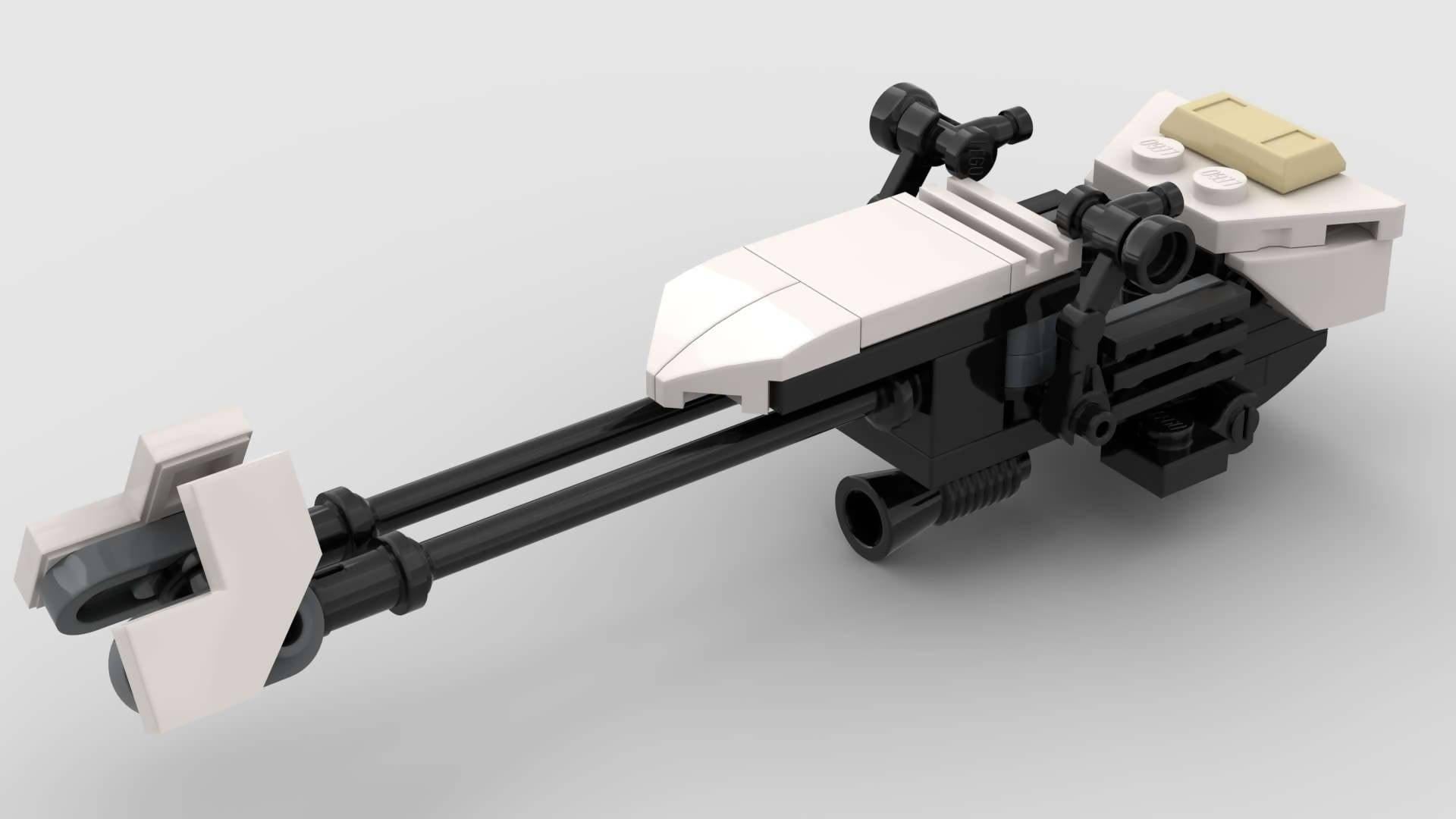 74-Z Imperial Speeder Bike Classic Style - BuildaMOC