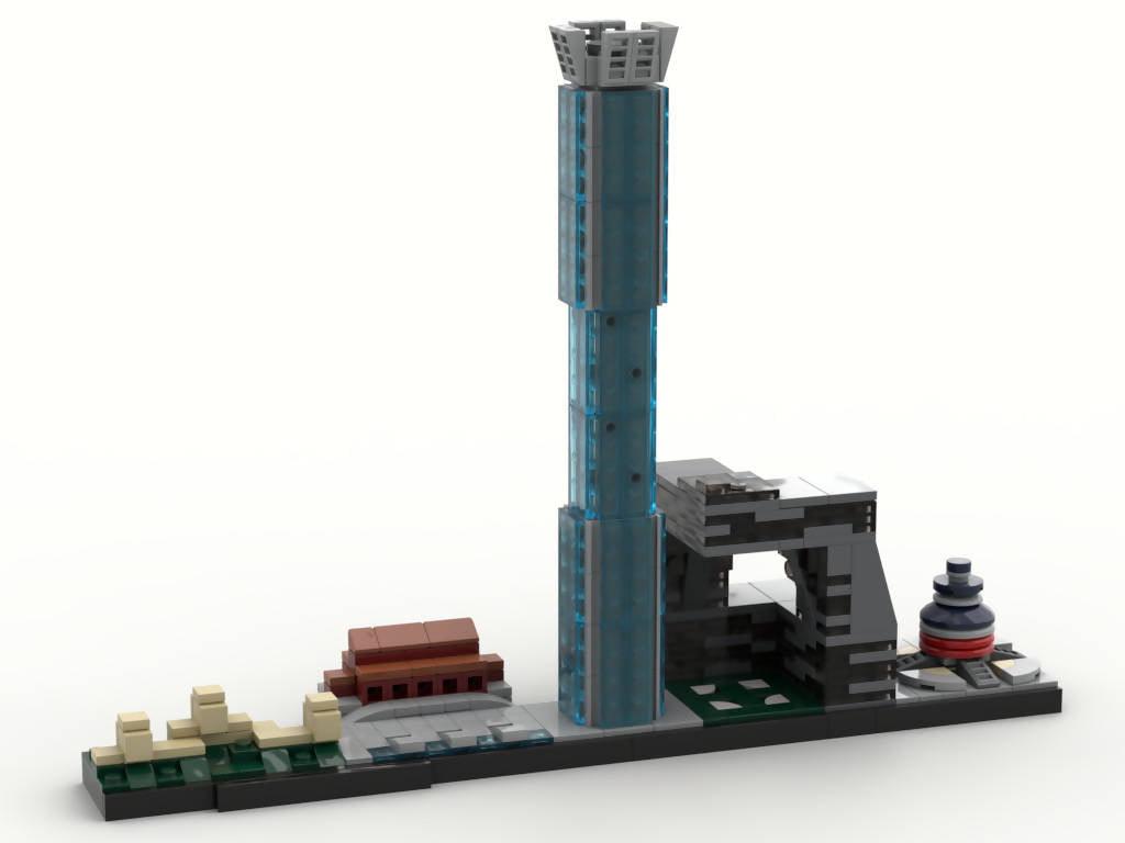 Beijing Skyline (乐高天际线:北京 ) - BuildaMOC