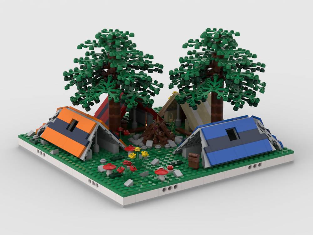 lego tente Tent camp