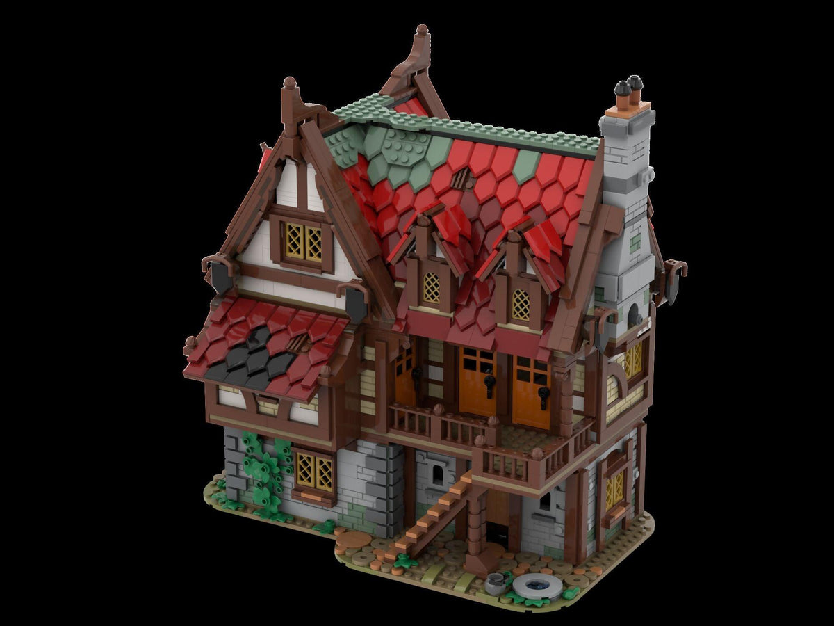 Taberna y posada medieval - BuildaMOC