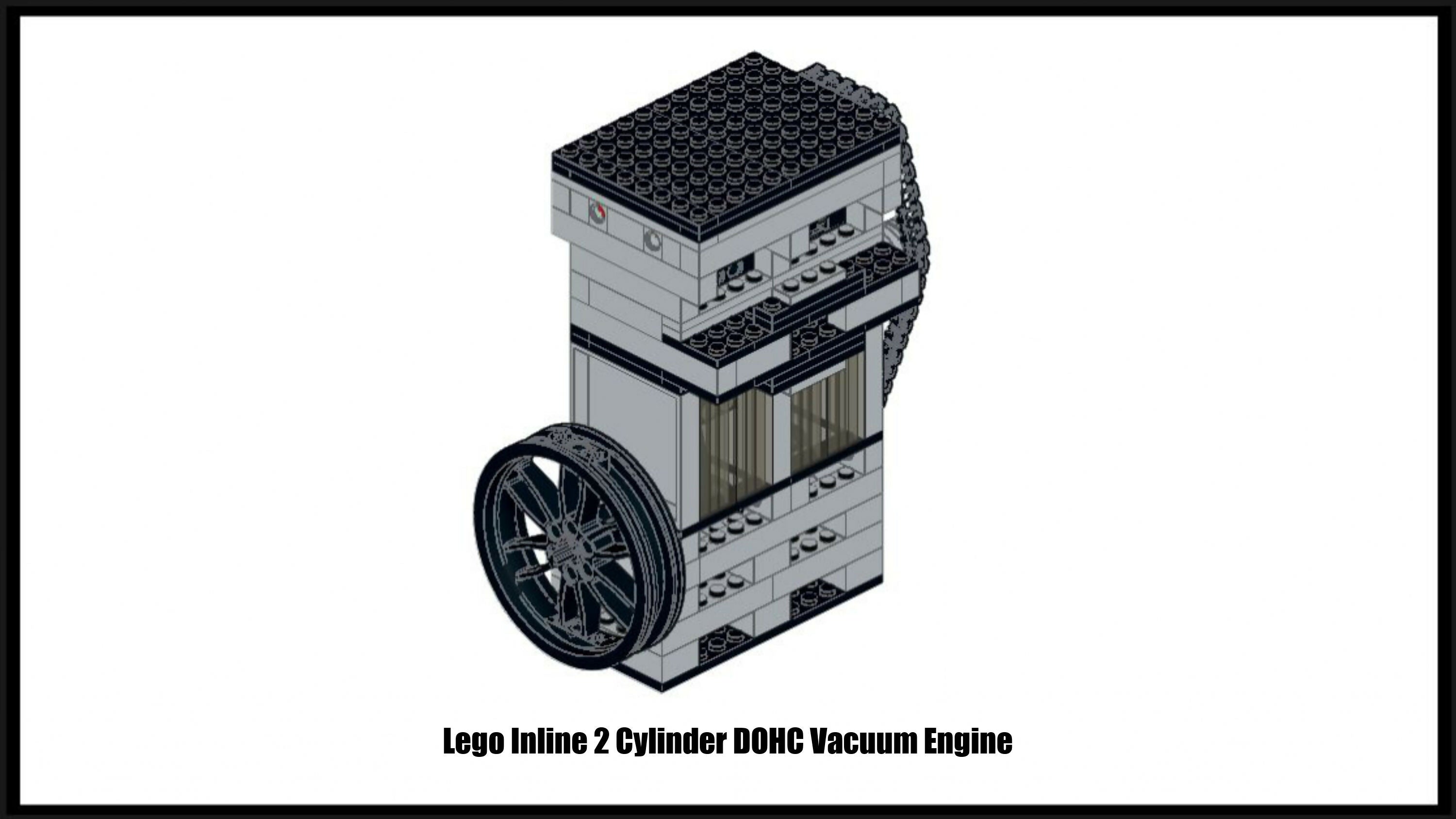 Motor de vacío DOHC de 2 cilindros en línea