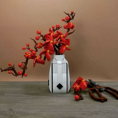 Cherry blossom Ikebana, by Picea