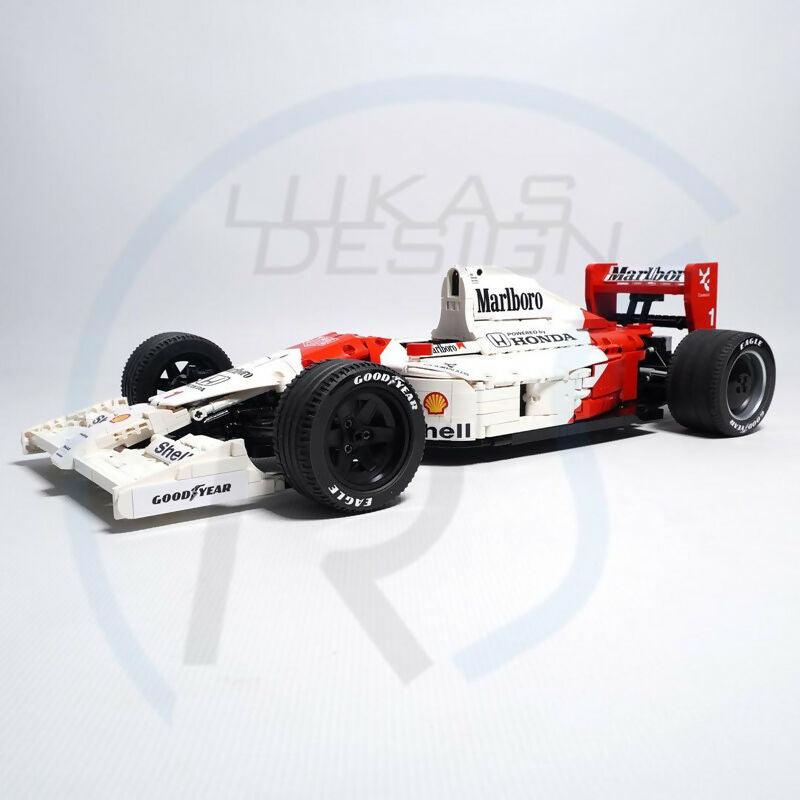 McLaren F1 MP4/6 escala 1:8 - BuildaMOC