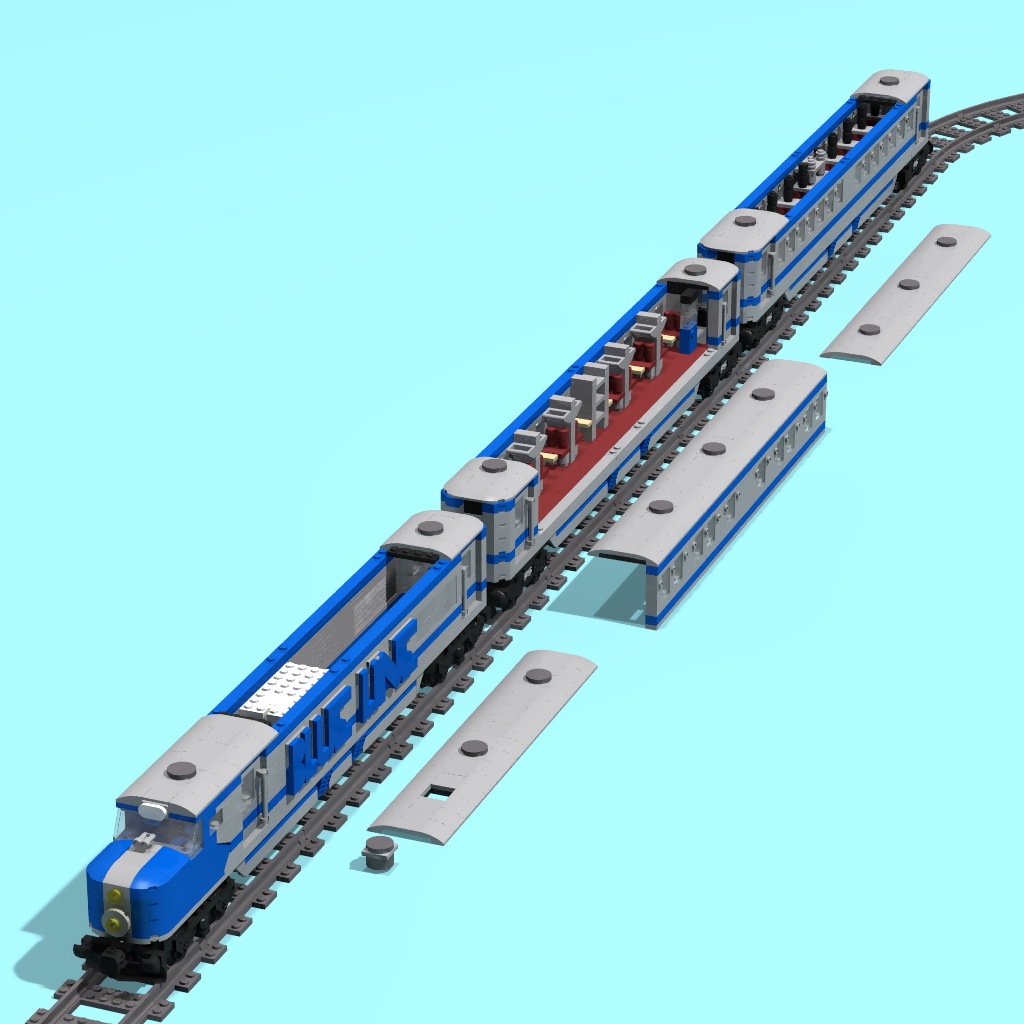 Blue Line Passenger Train