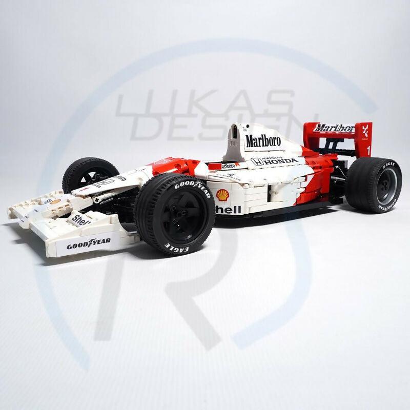 McLaren F1 MP4/6 1:8 Scale - BuildaMOC