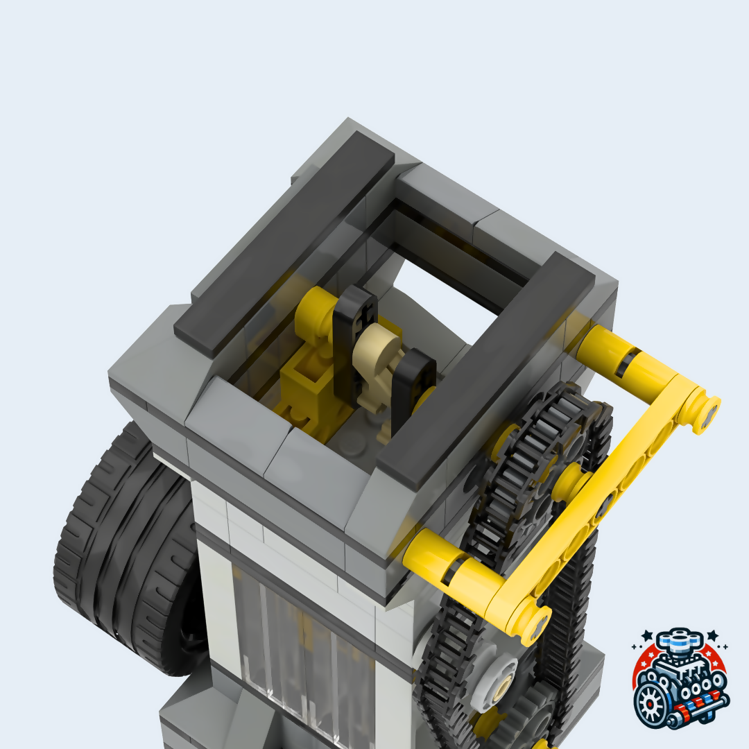 DOHC-Einzylinder-Vakuummotor