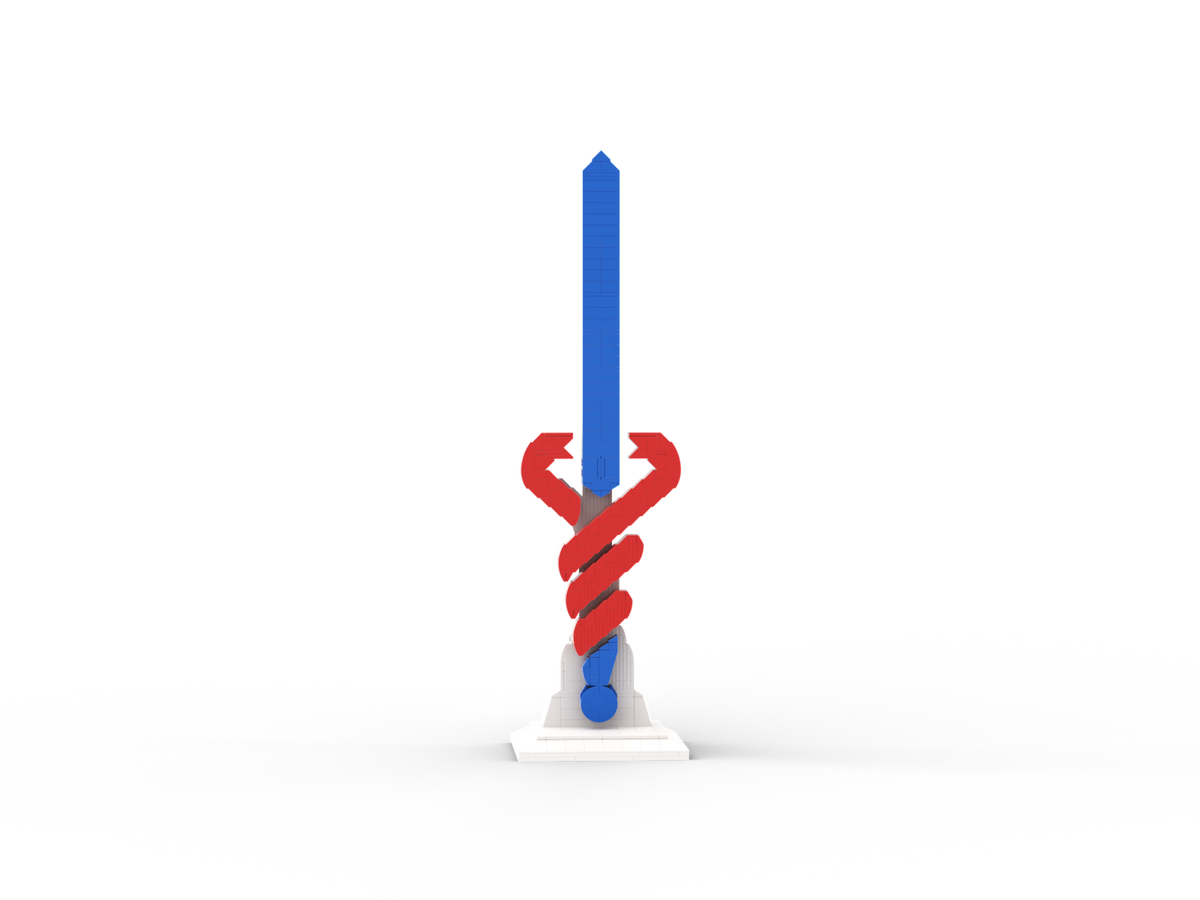 Logotipo "Espada de la Esperanza" de la Sociedad Americana Contra el Cáncer