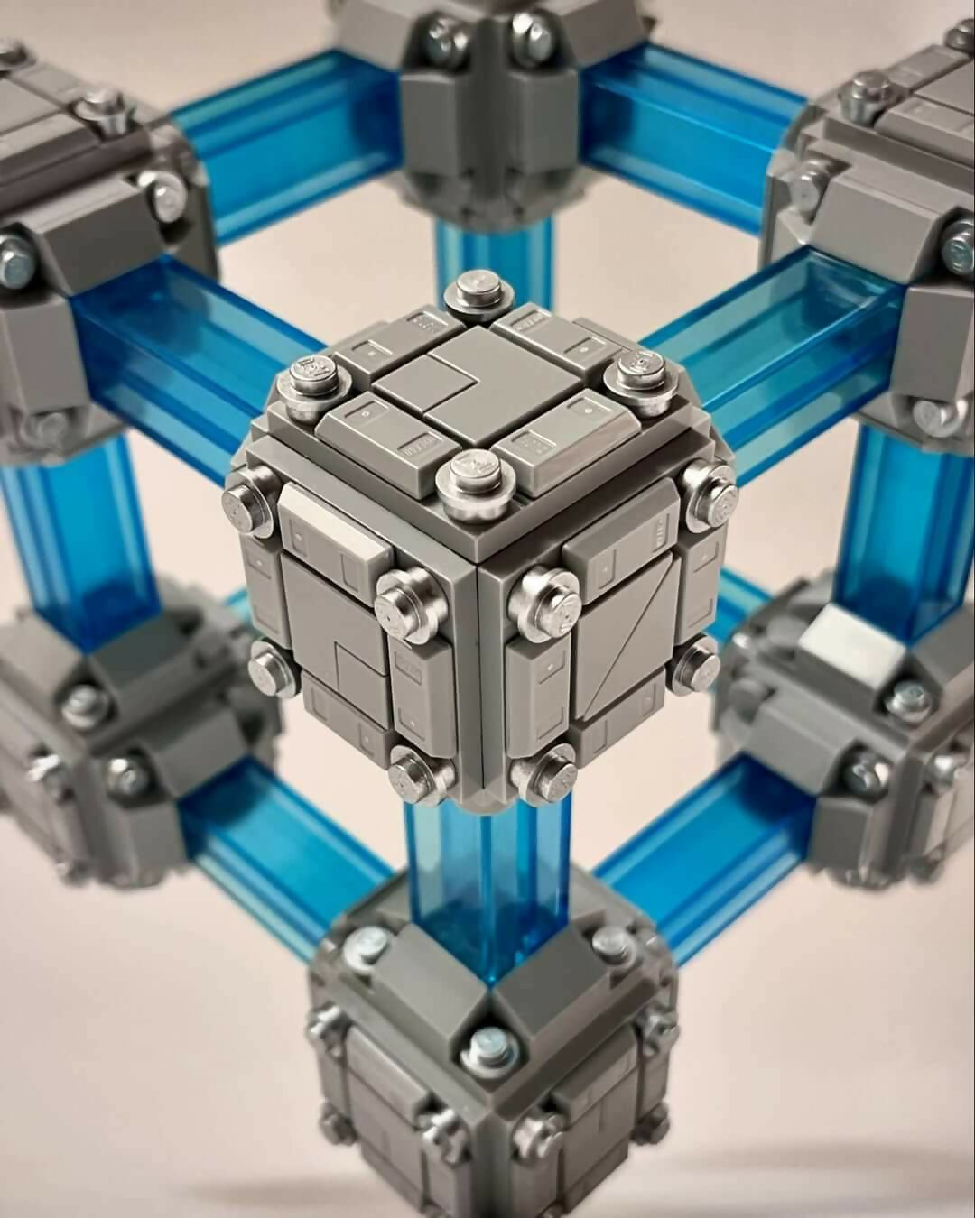 Riveted Energy Cube, by Zachary Steinman