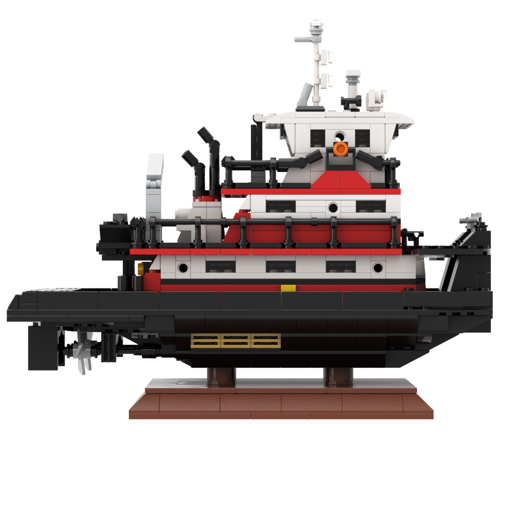 Modelo del remolcador M/V Elizabeth Marie de Brennan Marine (Grande - 878 piezas)