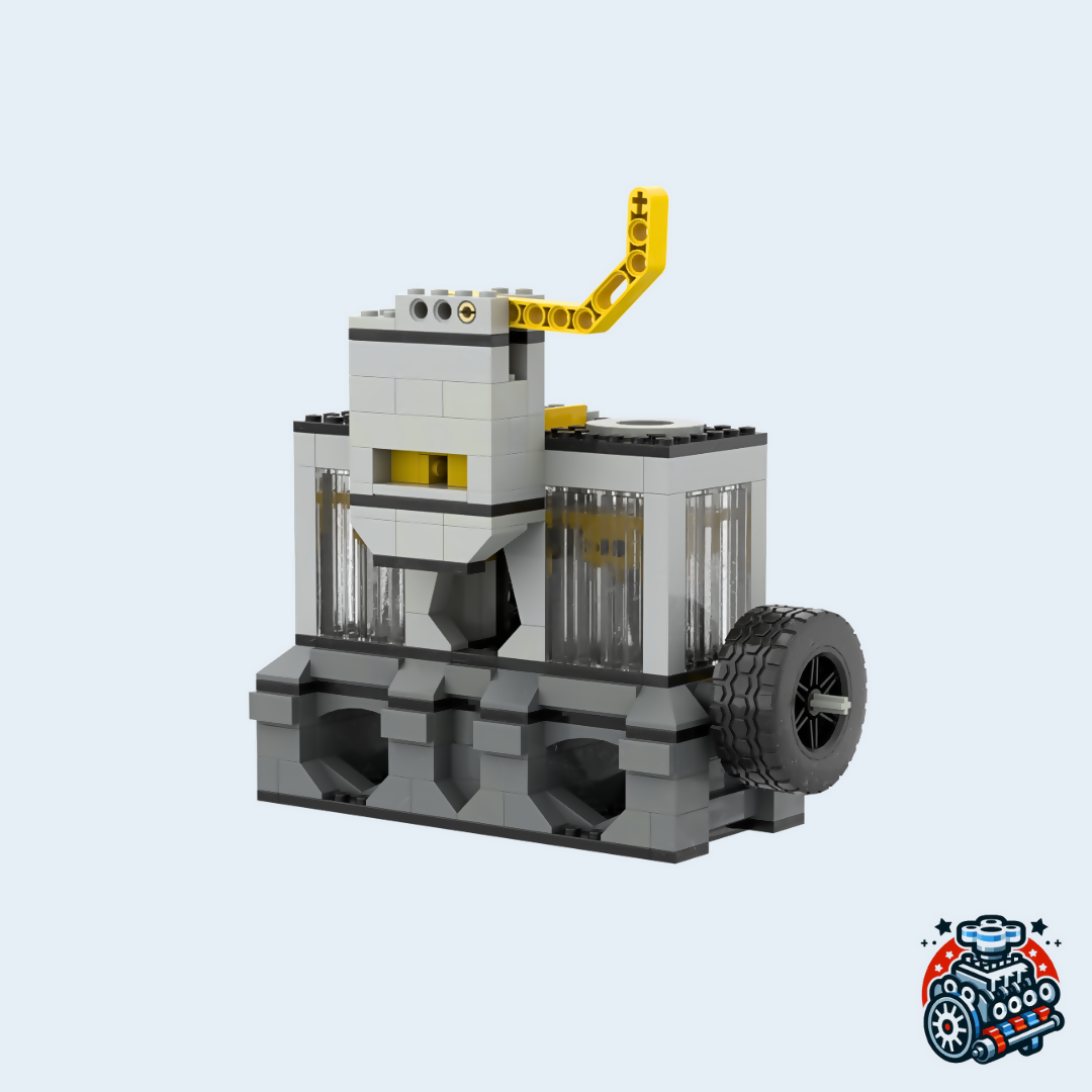 Motor de vacío de 2 cilindros en línea