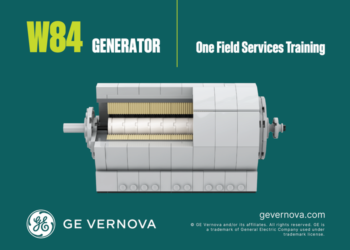 GE Vernova Gen W84 Generator Brick Kit