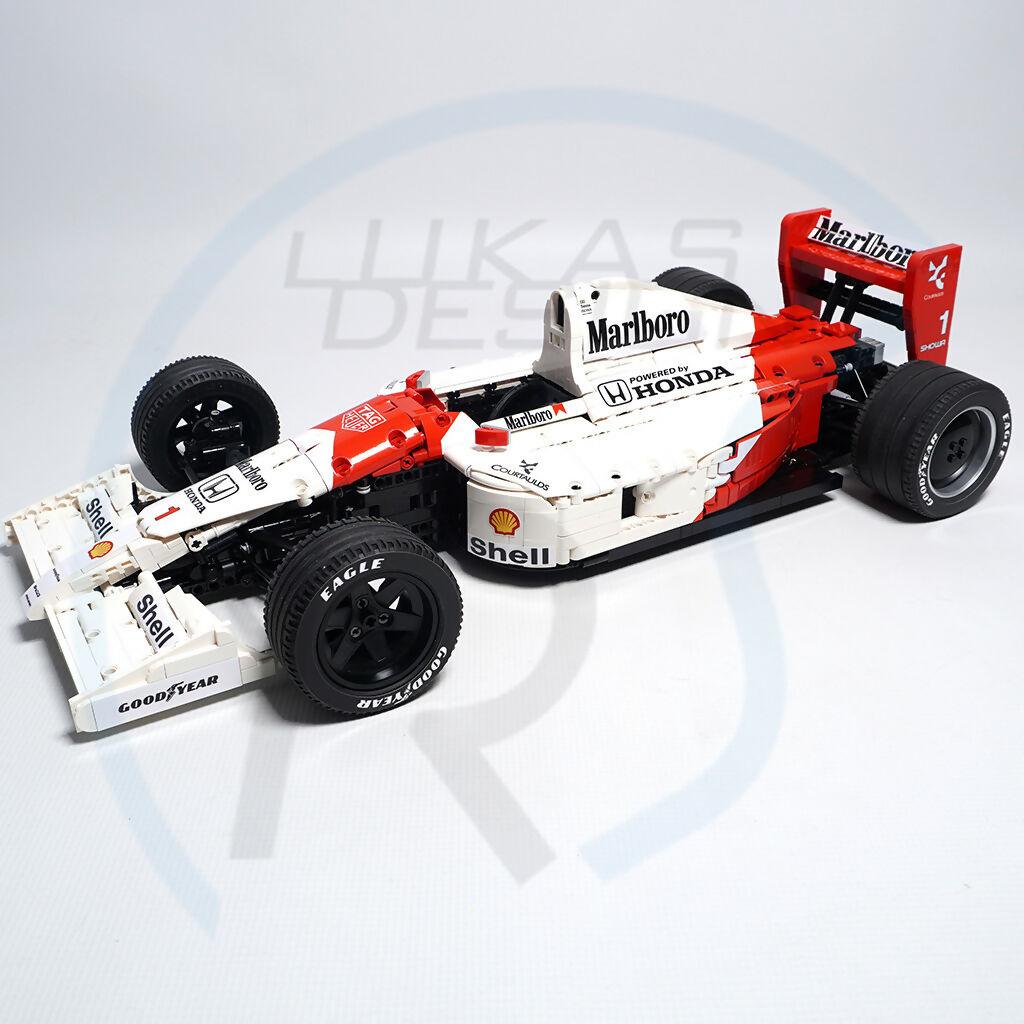 McLaren F1 MP4/6 escala 1:8 - BuildaMOC