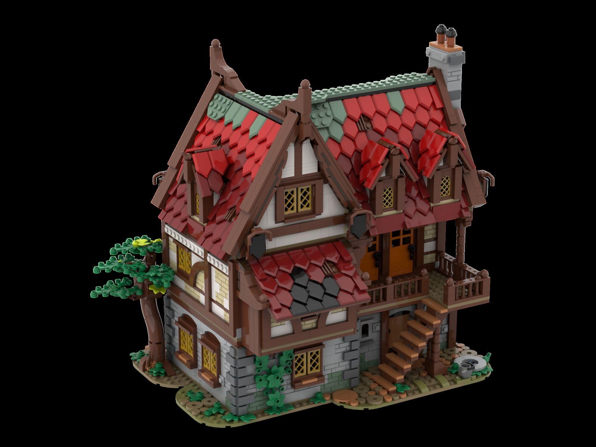 Medieval Tavern & Inn - BuildaMOC