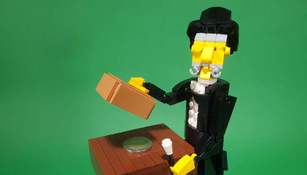Coin Bank Magician, by TonyFlow76 - BuildaMOC