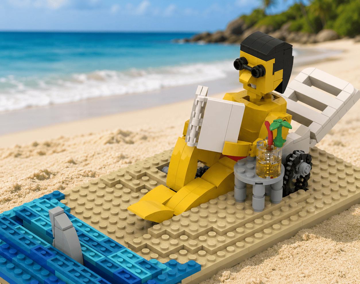 Complete custom MOC kit ready to build