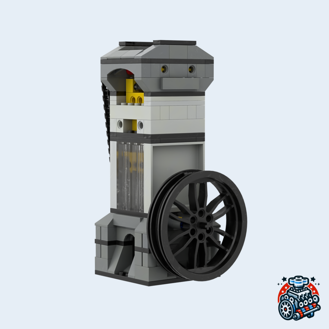 DOHC Single Cylinder Vacuum Engine