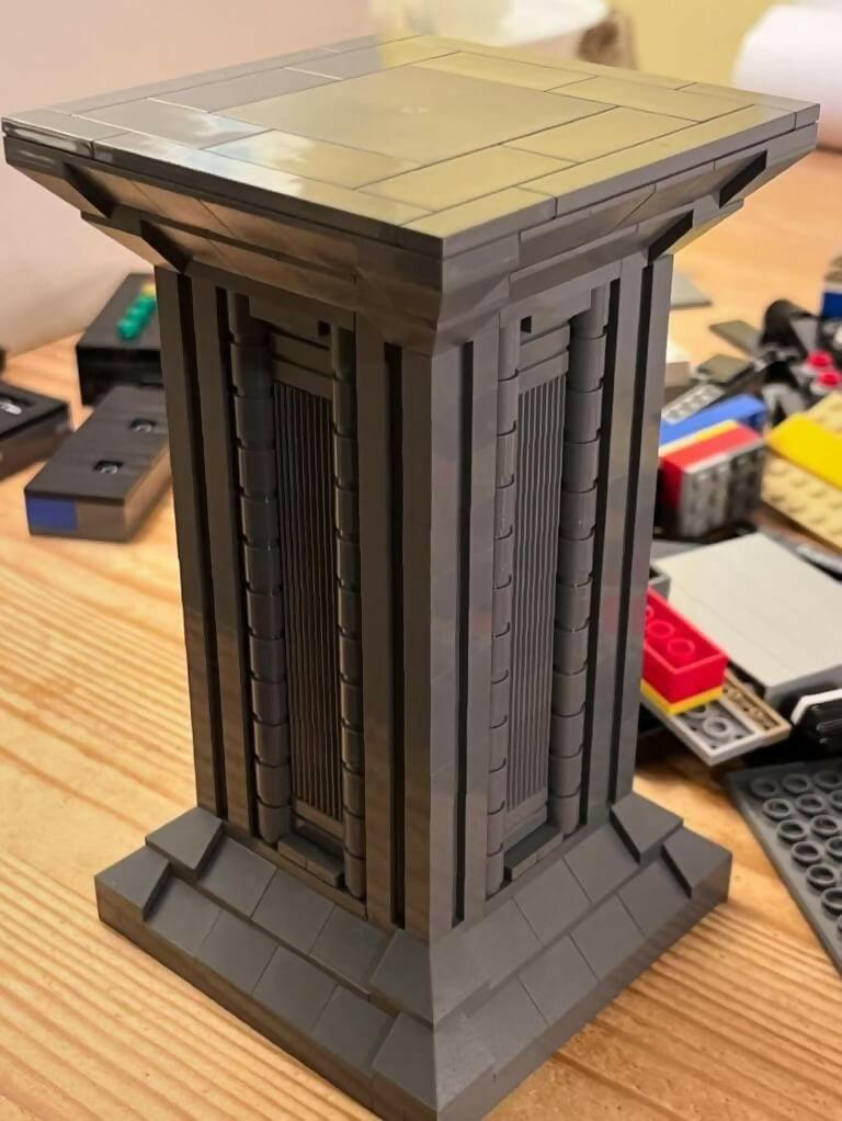 Brick Pedestal, by Zachary Steinman - BuildaMOC