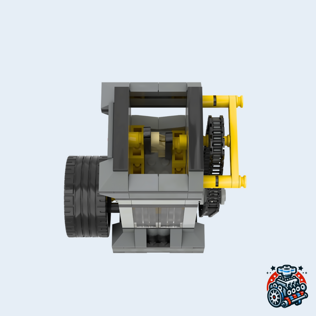 DOHC-Einzylinder-Vakuummotor