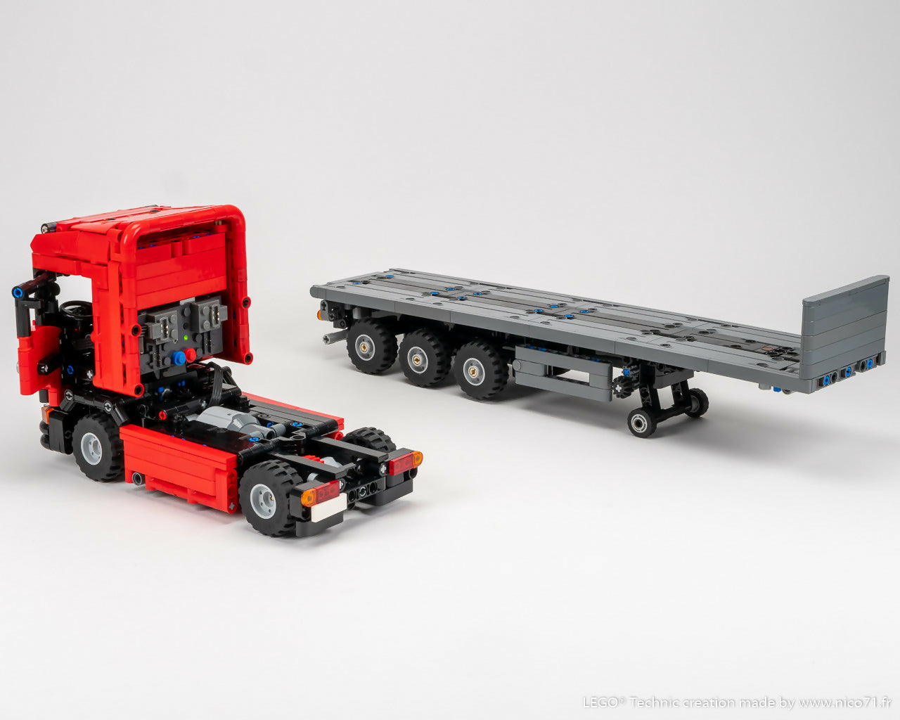 Euro-Truck and Steering Axle Trailer