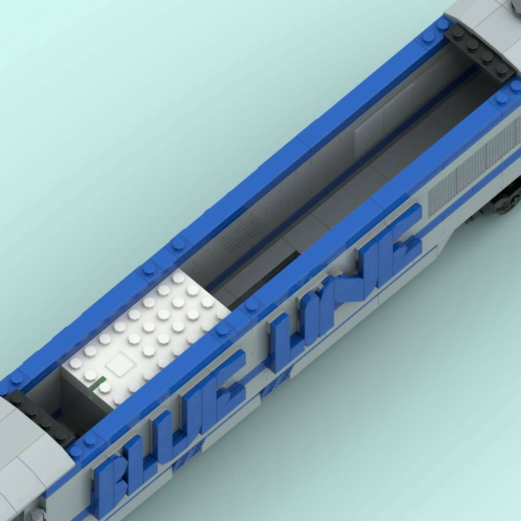 Blue Line Passenger Train