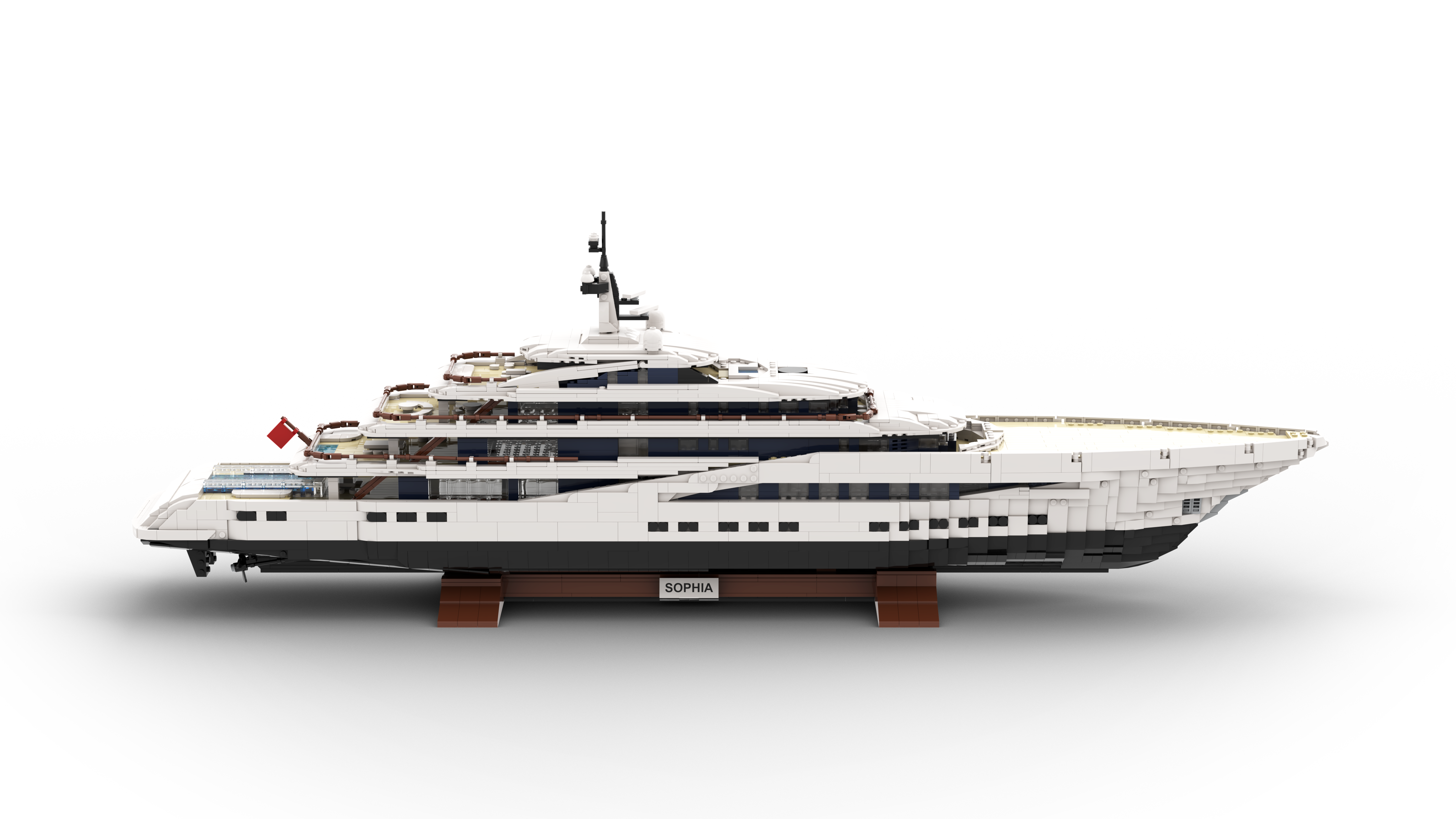 Luxury Yacht 'Sophia' Model