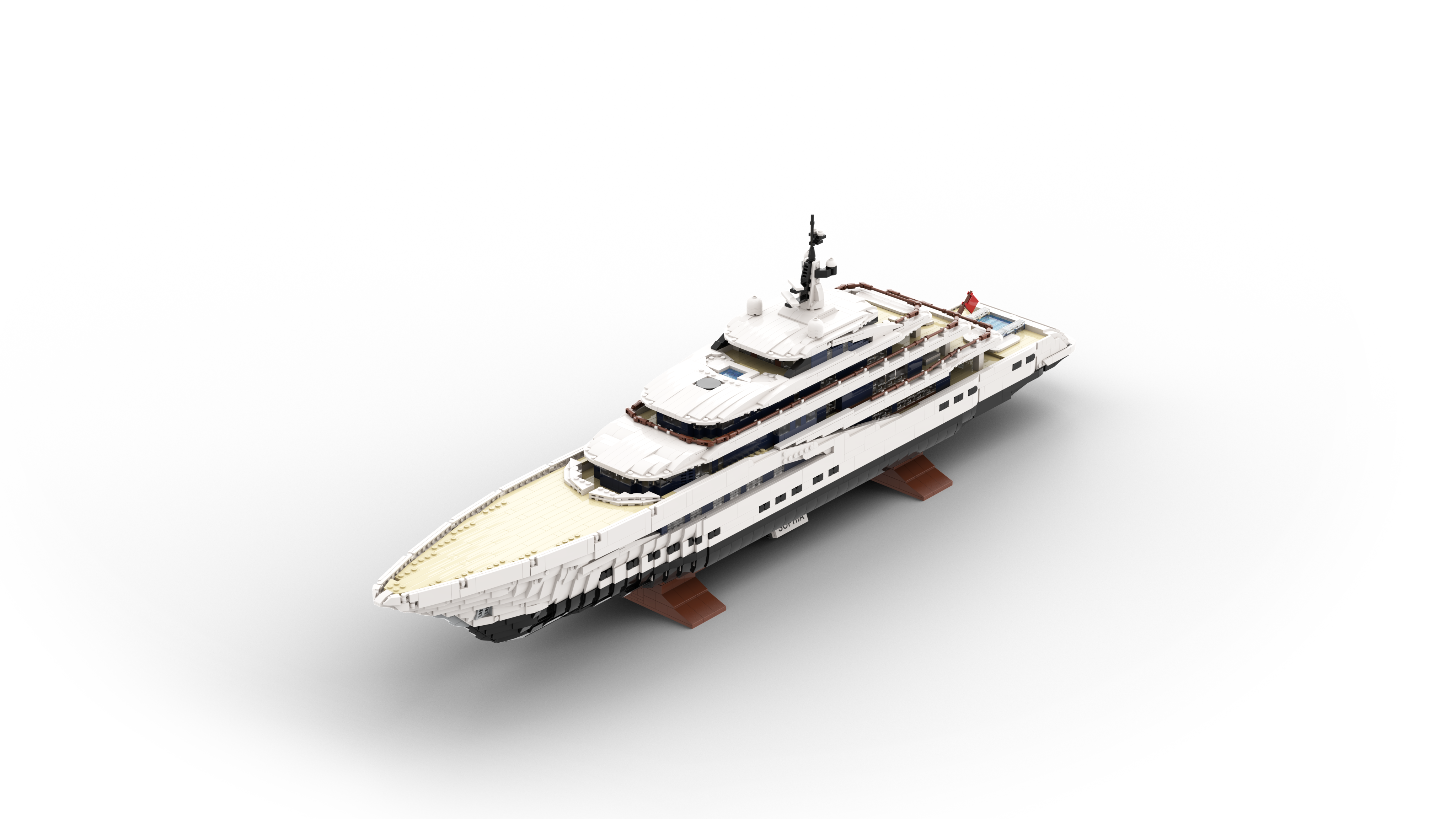 Luxury Yacht 'Sophia' Model