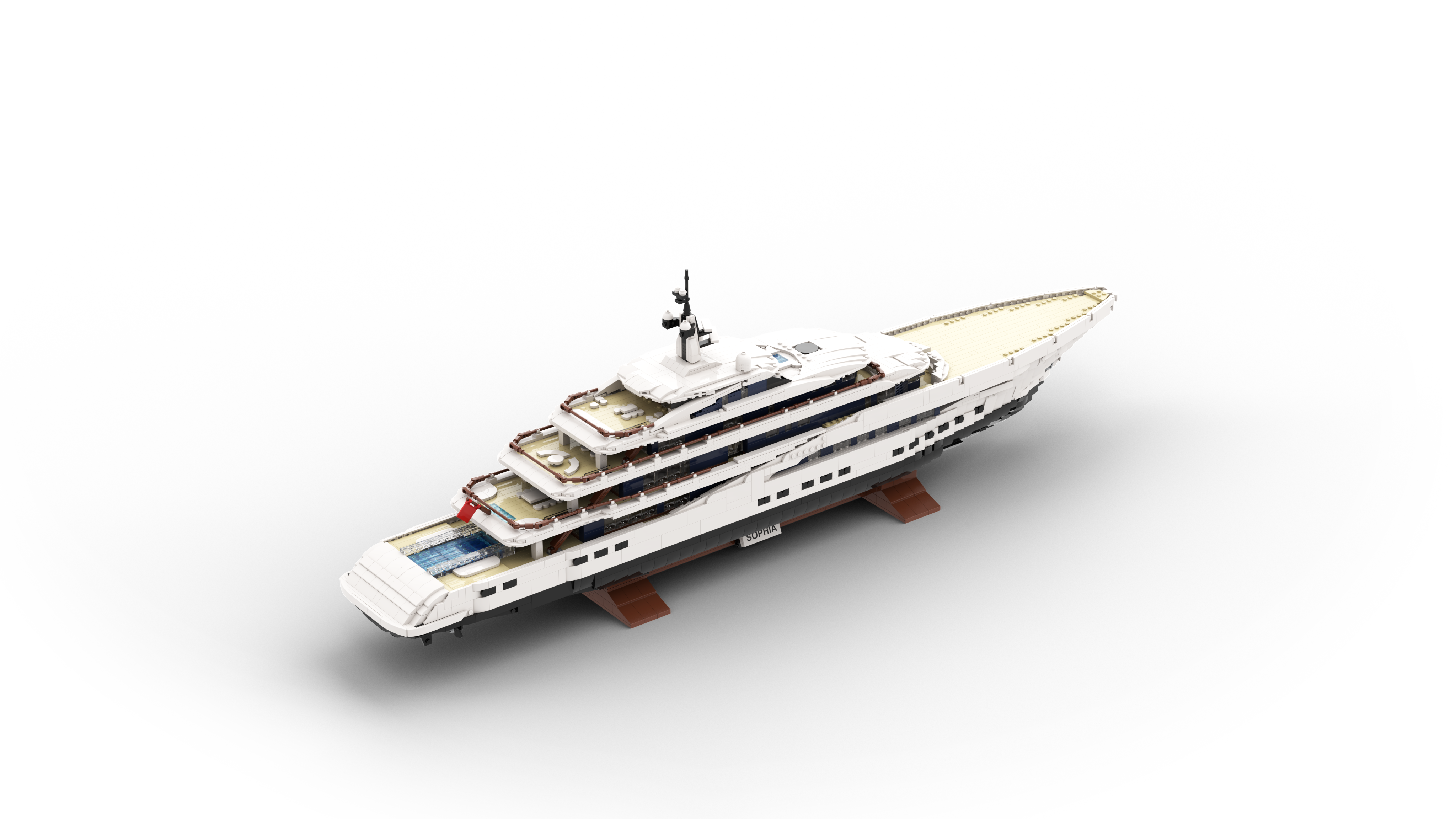 Luxury Yacht 'Sophia' Model