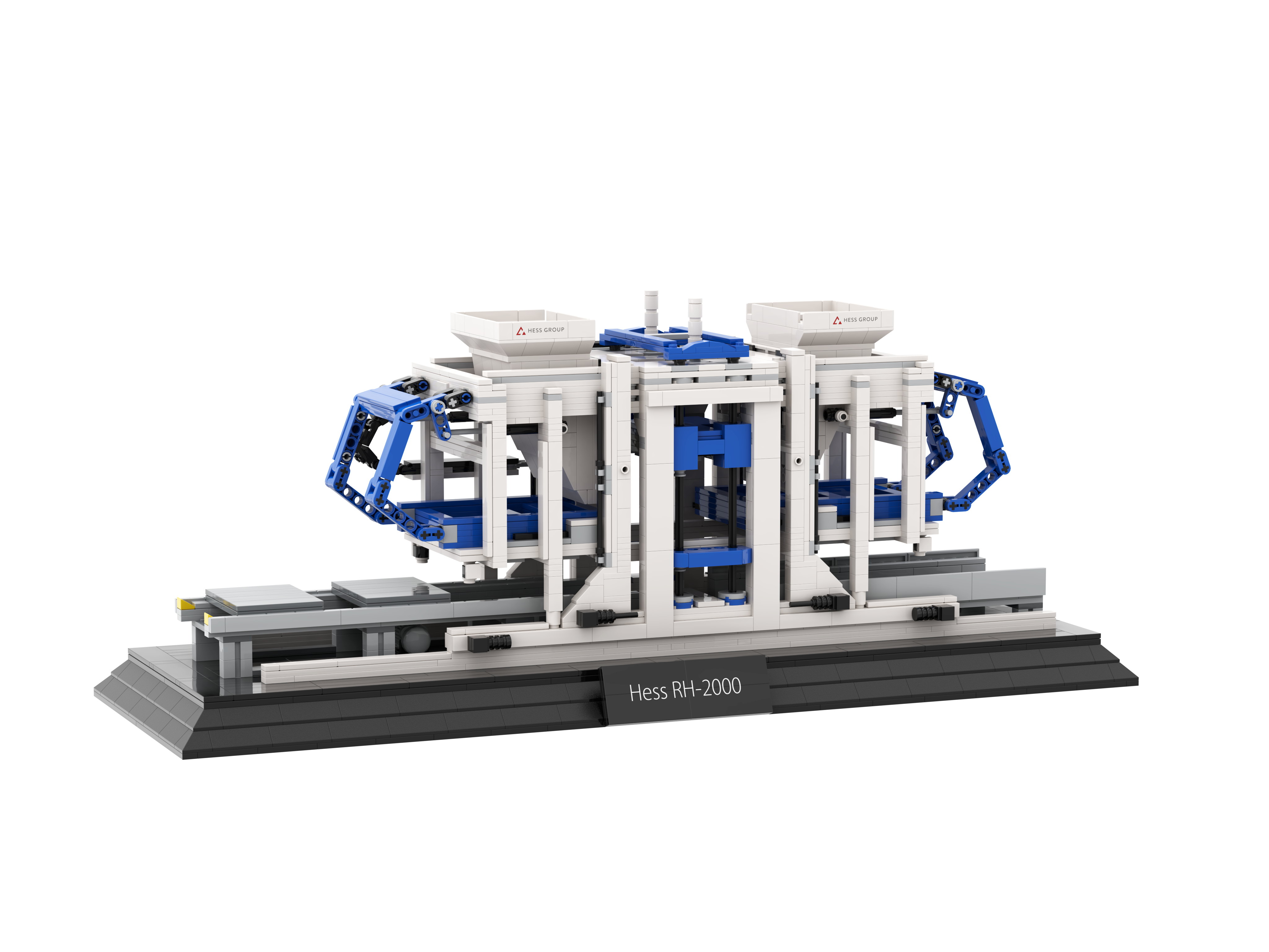 Hess RH 2000 Concrete Block Machine Model