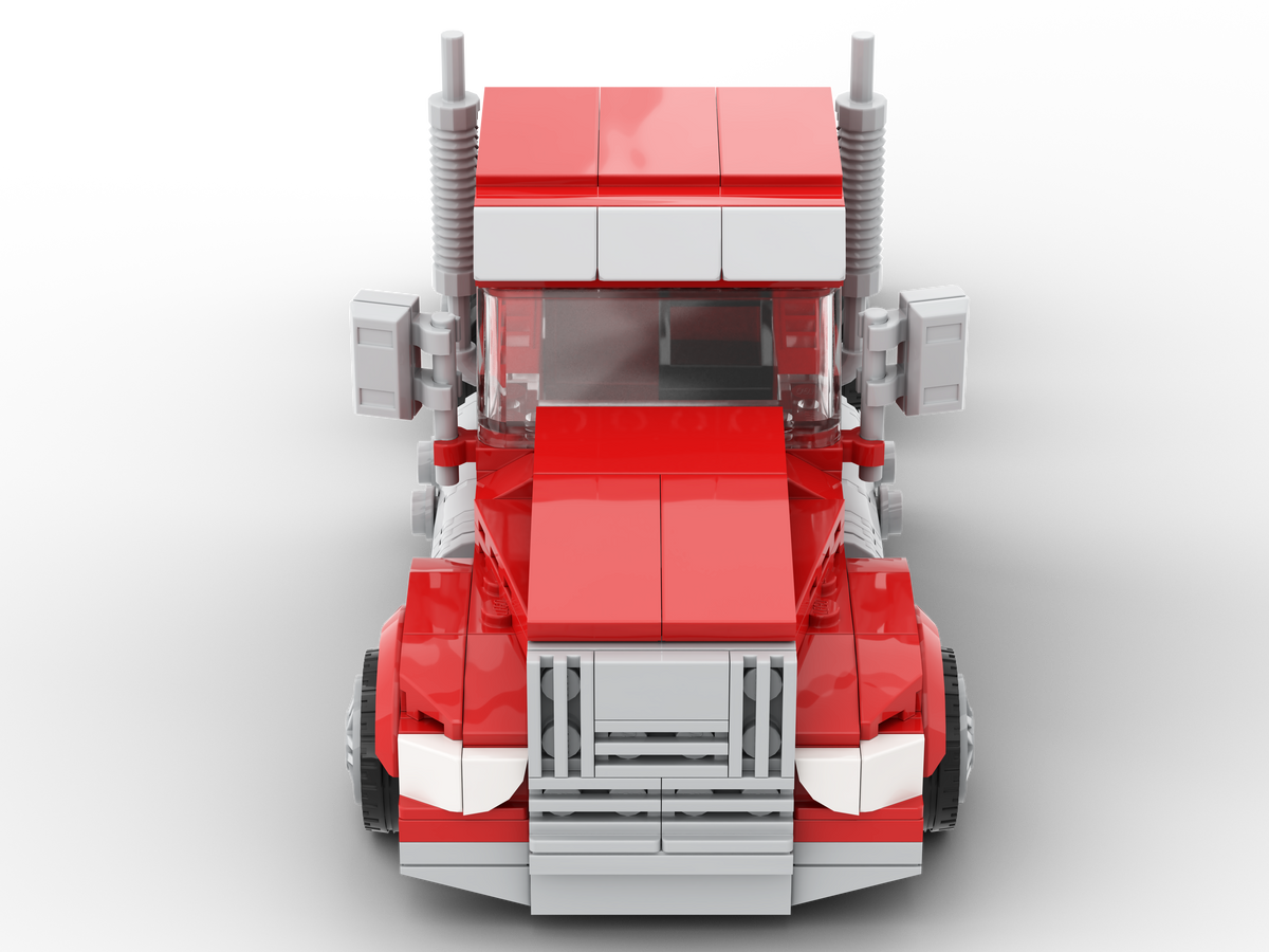 Logging Truck with Trailer Model