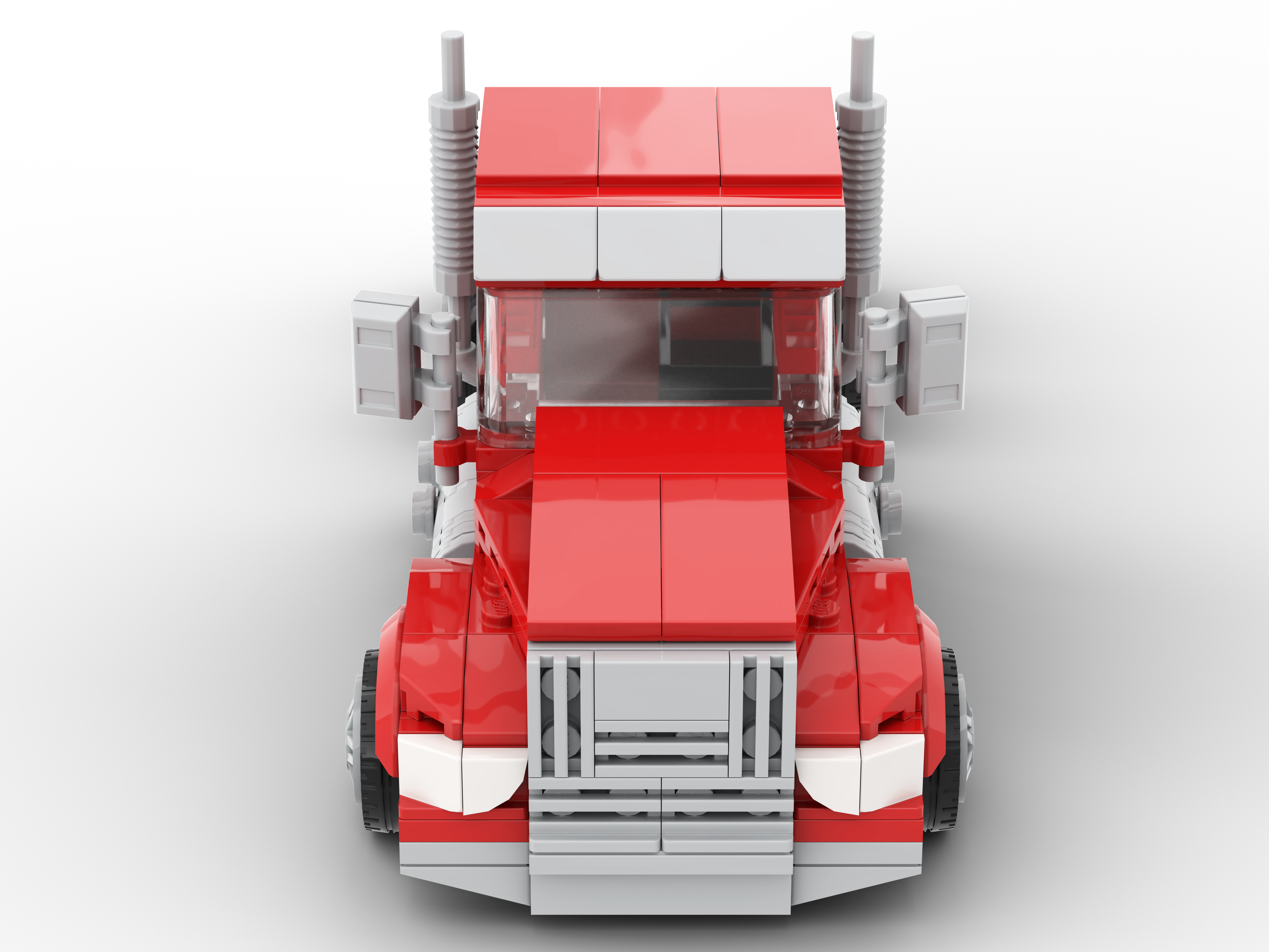 Logging Truck with Trailer Model