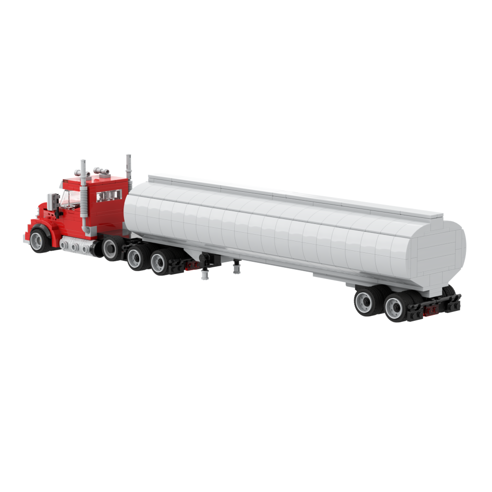 Red Tanker Truck
