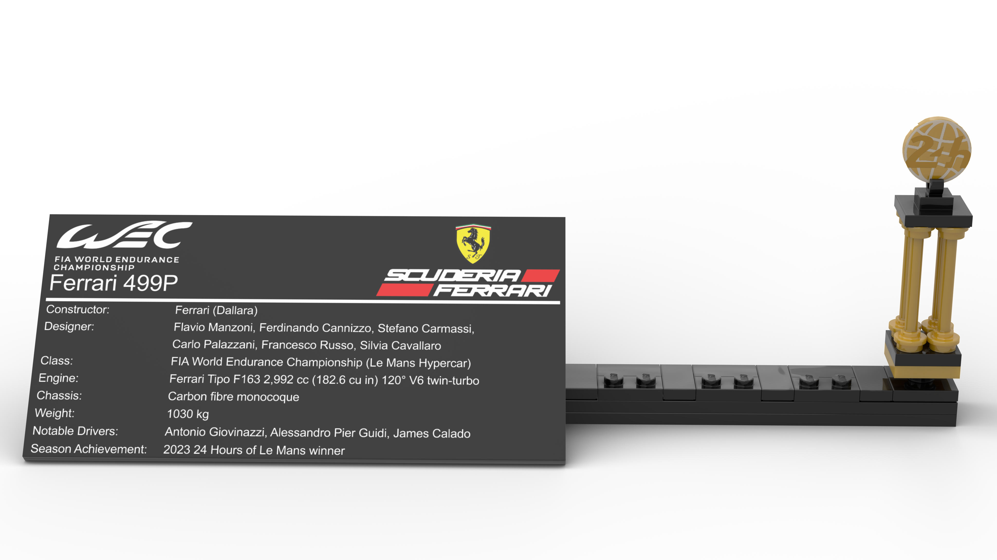 Ferrari Hypercar 499P 1:15 Scale